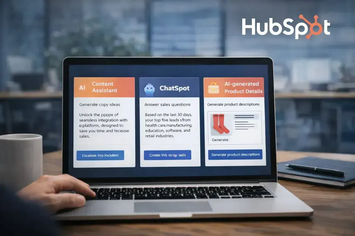 HubSpot anuncia recursos de IA para Marketing, Vendas e Comércio: o que muda