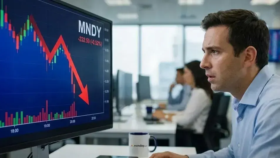 monday.com supera estimativas no trimestre, mas orientação fraca reduz margem prevista e derruba ações