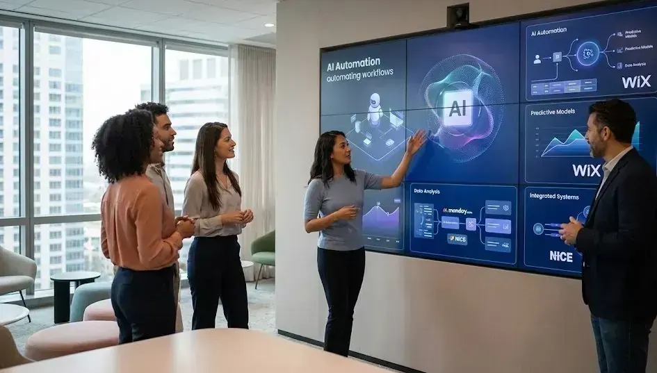 O fim do modelo SaaS? O impacto dos agentes de IA em monday.com, Wix e Nice