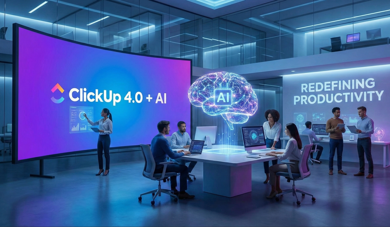 ClickUp 4 nova versão aposta em IA para redefinir a gestão do trabalho