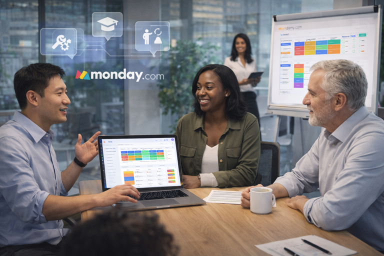 Por que a melhor forma de implantar monday.com é com treinamento e consultoria sob demanda