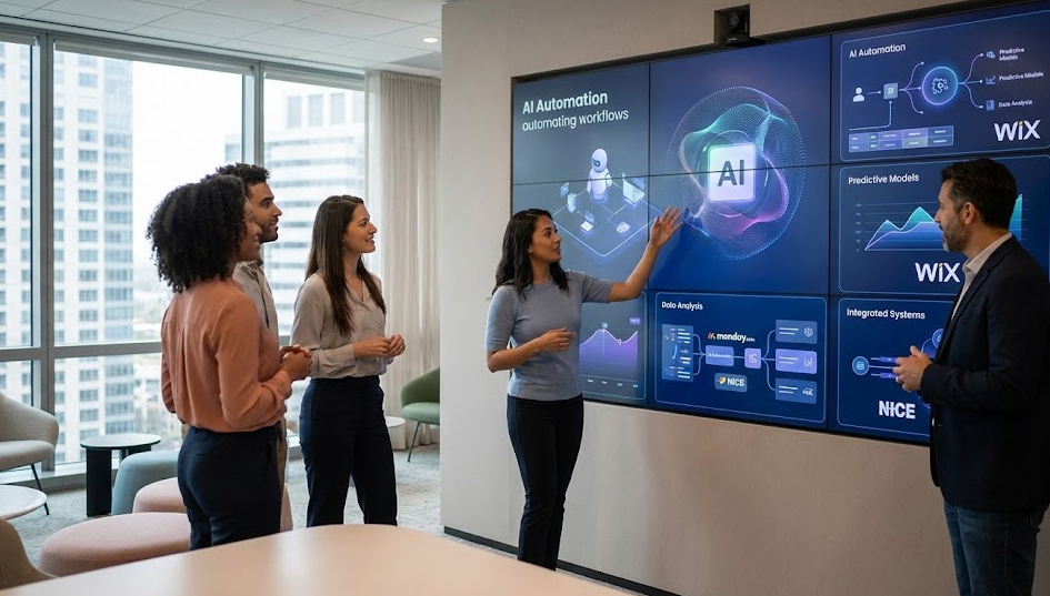 O fim do modelo SaaS O impacto dos agentes de IA em monday.com, Wix e Nice