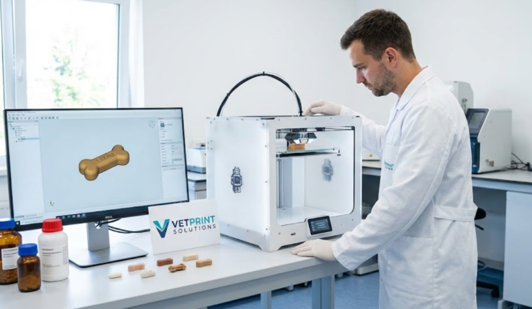 Tecnologia de impressão 3D leva medicamentos veterinários personalizados a um novo patamar