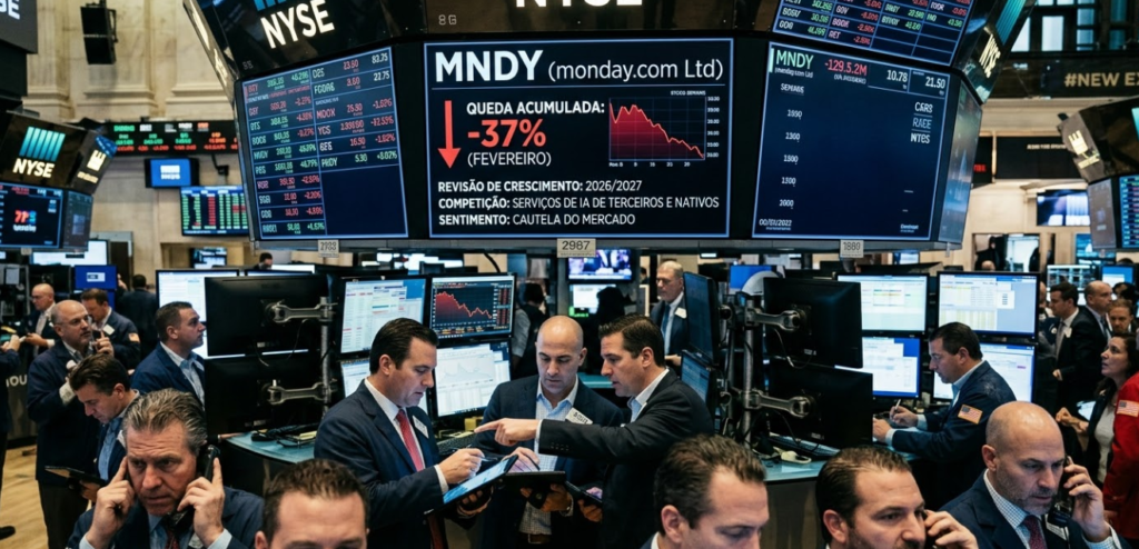 Por que as ações da monday.com caíram cerca de 37% em fevereiro